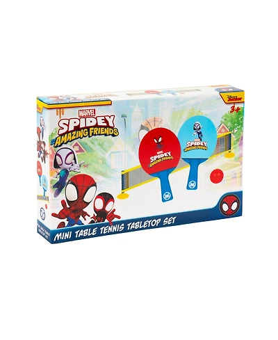 World Tech Toys Marvel Spidey And His Amazing Friends Mini Table Tennis Tabletop Set