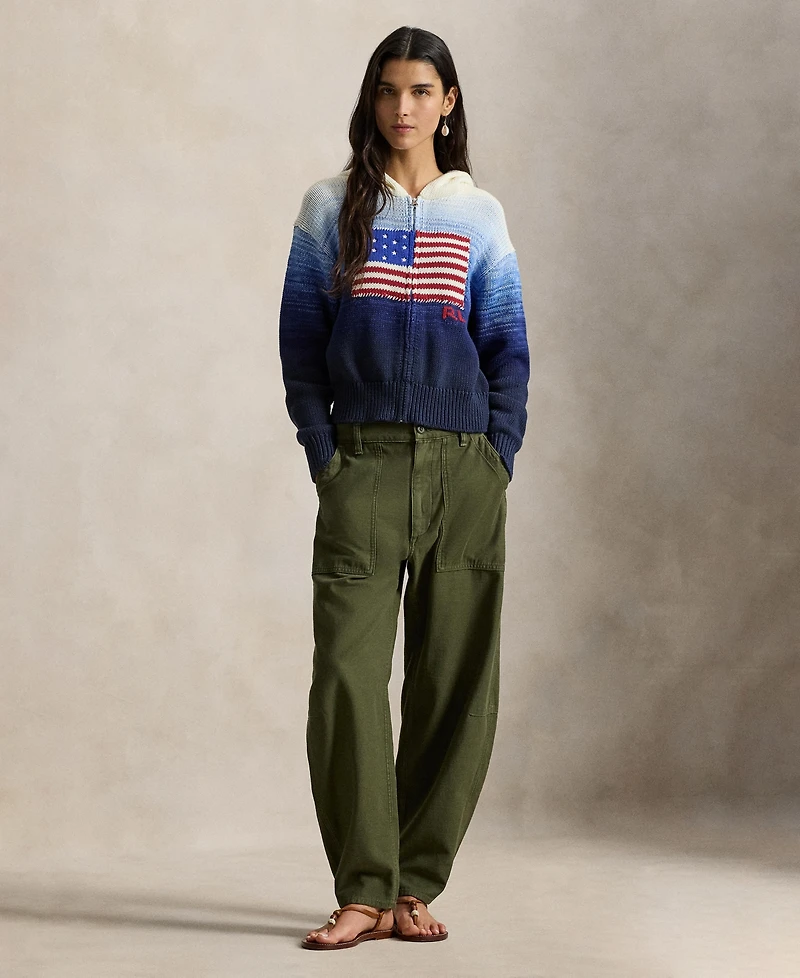 Polo Ralph Lauren Women's Flag Zip Hoodie
