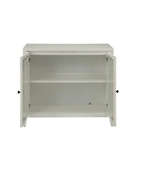 sumyeg Storage Cabinet Console Cabinet in White