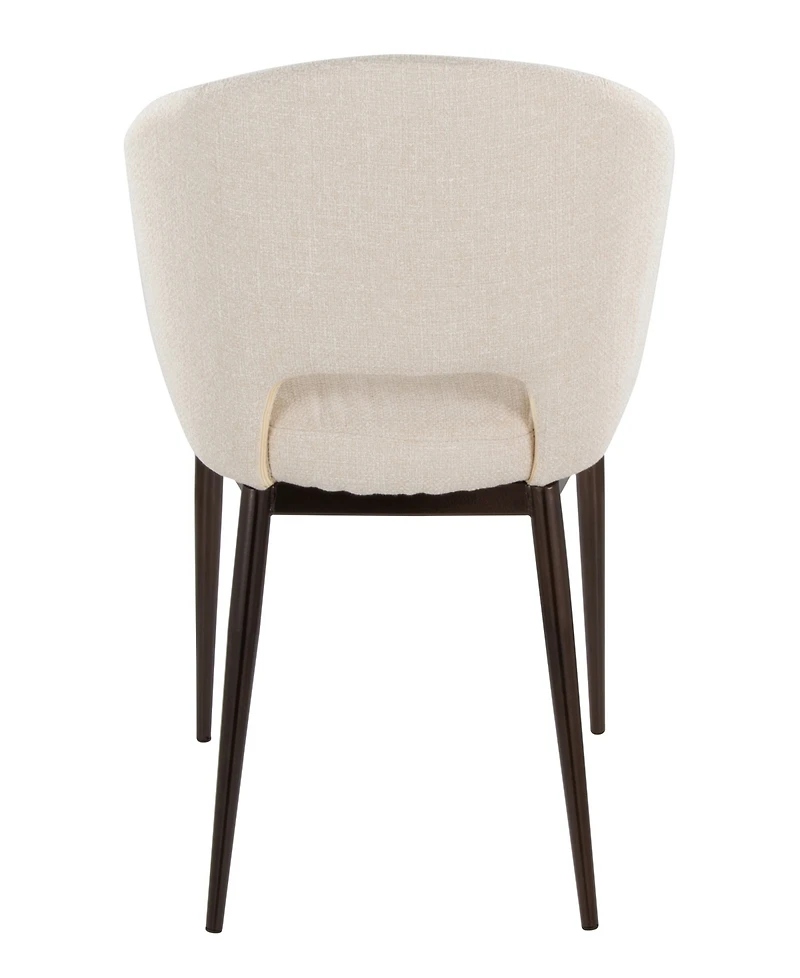 Lumisource 31" Fabric Renee Contemporary Dining Chair
