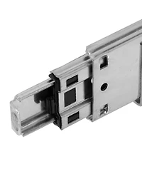 Household Essentials Glidez 11.5" W Steel Pull-Out Storage Organizer, 2-Tier Design, Chrome