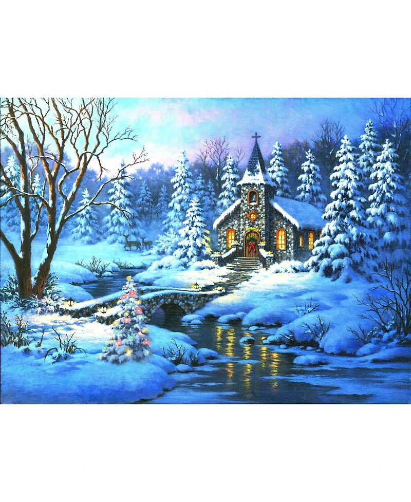Twilight Christmas 1000 piece Jigsaw Puzzle for Adults Christmas