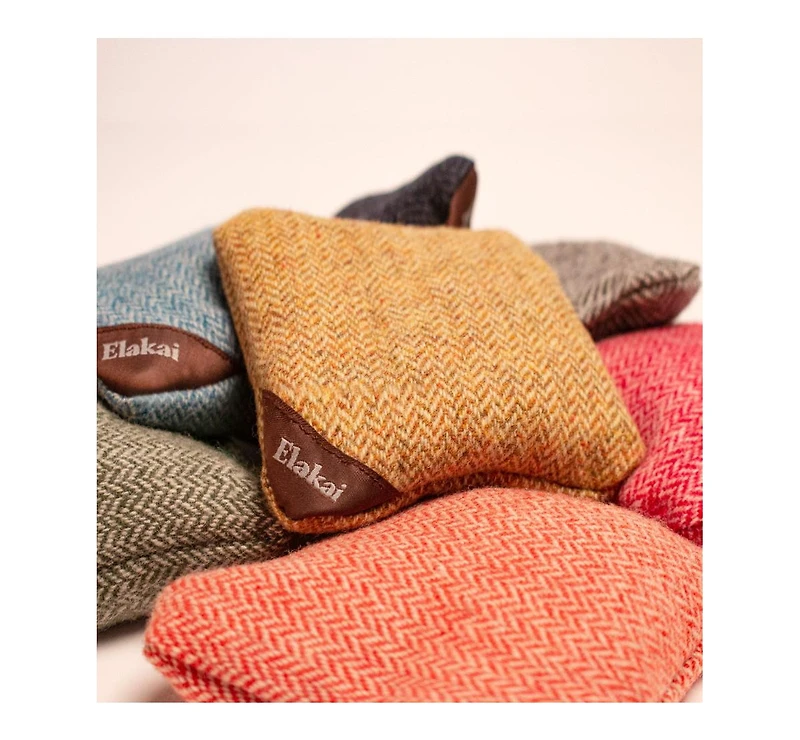 Elakai Herringbone Cornhole Bags