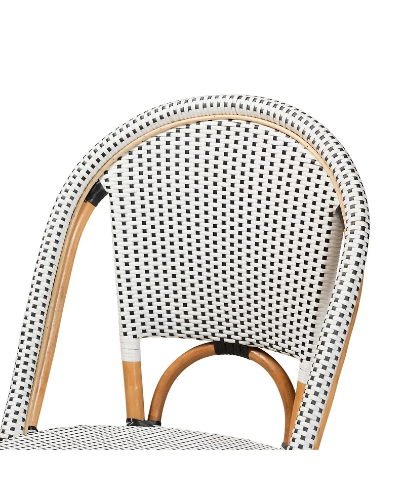 Furniture Genica 19" Rattan Bistro Chair