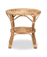 Furniture Cariel 21.5" Rattan Bohemian Coffee Table