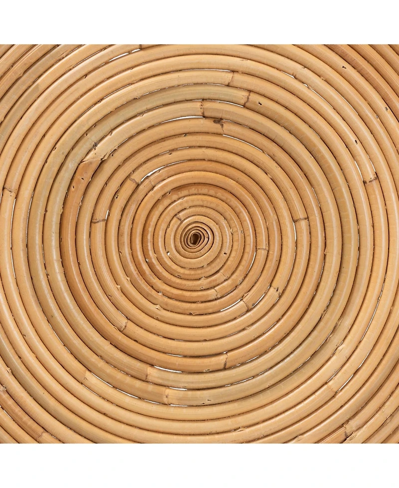 Furniture Rinjani 15.7" Rattan Bohemian End Table