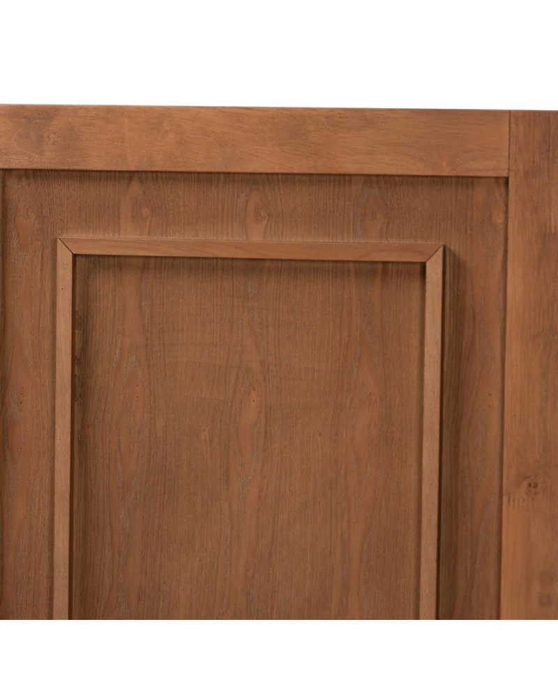 Furniture Giordano 61.2" Wood Traditional Queen Headboard