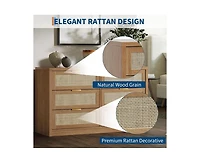 Gaomon 53" Rattan Dresser for Bedroom