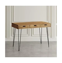 Jofran Rollins 52" Solid Hardwood Modern Counter Dining Table with Storage