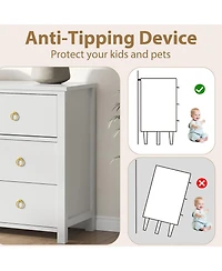 gaomon 7 Drawer Dresser for Bedroom, 54 in Wide Dresser, Chest of Drawers