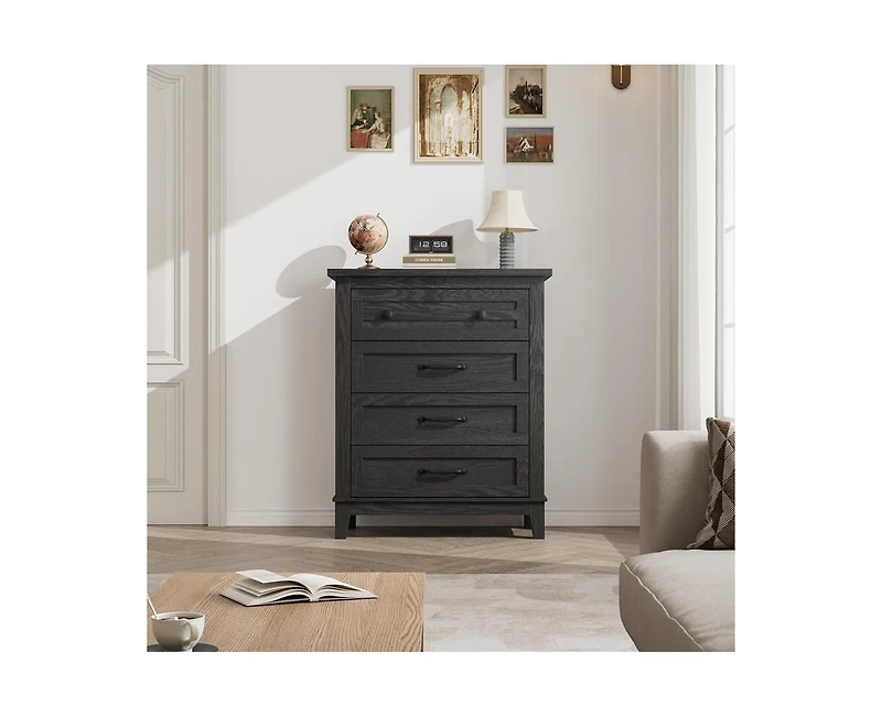 gaomon 34.8" Tall Vertical Drawer Dresser with Large Storage