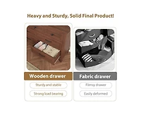 gaomon 54" Wide Storage Freestanding Drawer Dresser