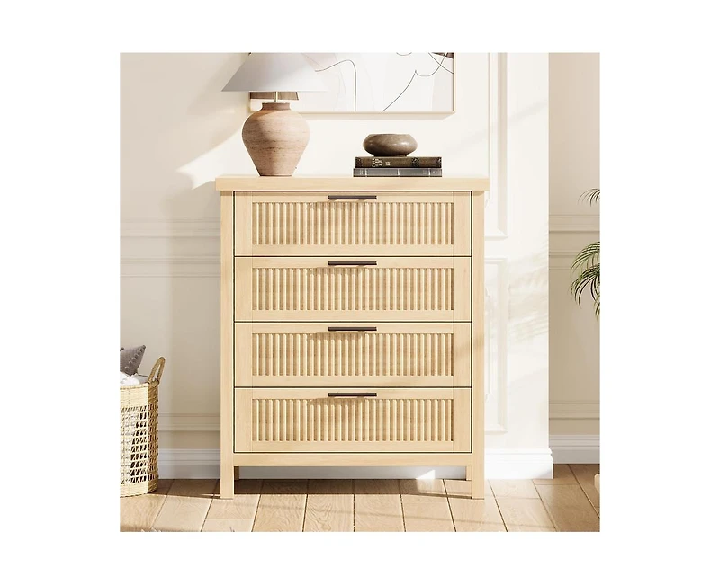 gaomon Fluted Dresser for Bedroom