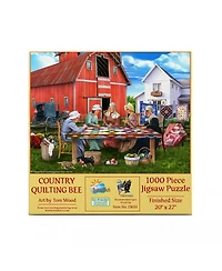 SunsOut Country Quilting Bee 1000 piece Jigsaw Puzzle for Adults