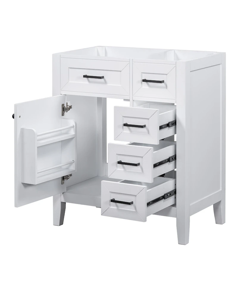 Casainc 30" Bathroom Vanity, Cabinet Base Only, Bathroom Cabinet with Drawers
