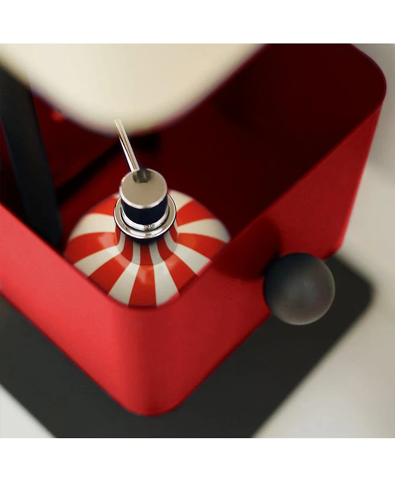 Streamdale Furniture Black & Red Bookshelf/Side Table/Magazine Rack