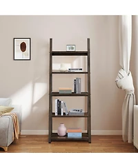 Streamdale Furniture 5-Tier Storage Shelf with Ladder Design