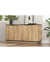 Streamdale Furniture Mdf Sideboard Tv & Tableware Storage (55" x 15.7" x 29.6")