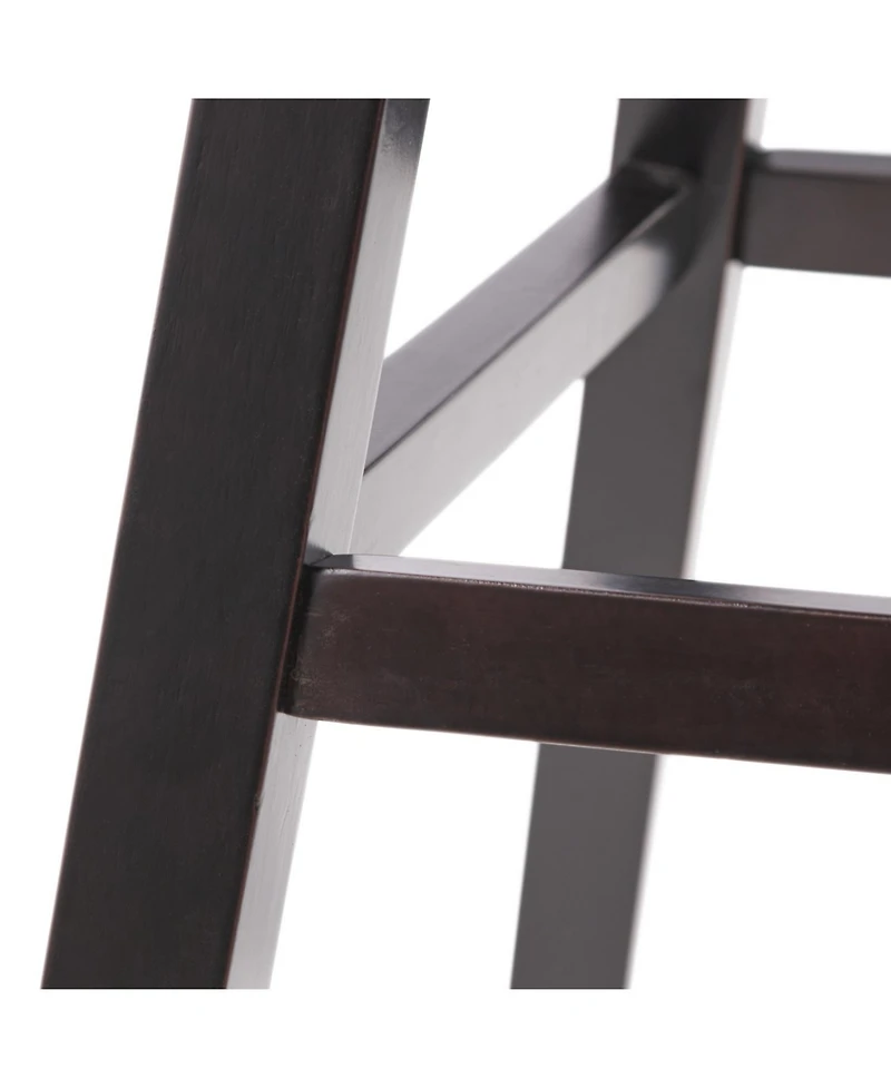 Streamdale Furniture 360 Degree Swivel Bar Stool with Stunning Nailhead Trim, Set of 2