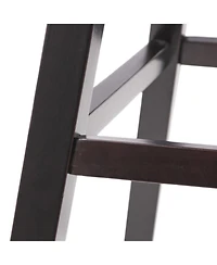 Streamdale Furniture 360 Degree Swivel Bar Stool with Stunning Nailhead Trim, Set of 2