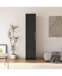 Streamdale Furniture Stackable Wall Storage Cabinet in Black
