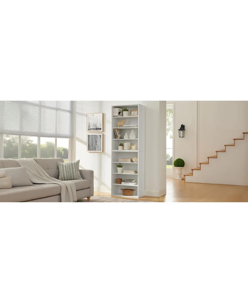 Streamdale Furniture Cd Dvd Storage Cabinet Bookcase Adjustable Shelf