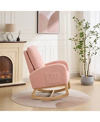 Streamdale Furniture Sherpa Glider Rocking Chair