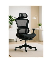 Streamdale Ergonomic Mesh Office Chair- 4D Armrests, Cool Comfort