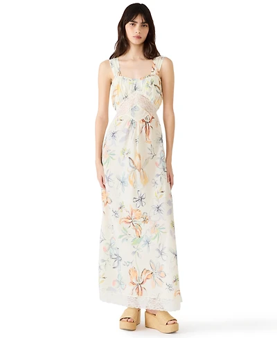 Steve Madden Women's Alexus Sweetheart Neck Maxi Dress