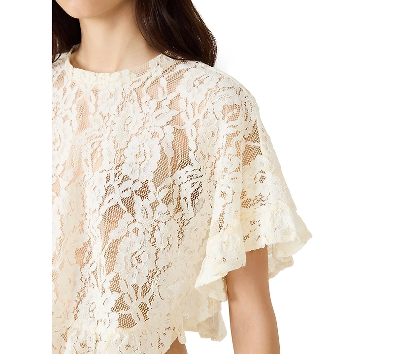 Steve Madden Women's Callum Short-Sleeve Top