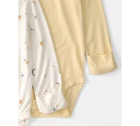 Carter's Baby Boys' or Girls' Constellation Long-Sleeve Bodysuits, 2-Pack