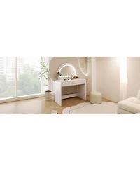 Streamdale 39" Lighted Mirror Vanity Table with Drawer