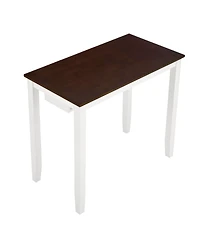 Streamdale Furniture Bar Table & Chairs Set - Antique Grey/White