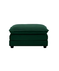 Streamdale Furniture Green Corduroy Ottoman Footstool