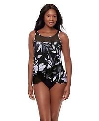 Miraclesuit Women's Fiore Di Luna Mirage Underwire Pull-On Tankini Top