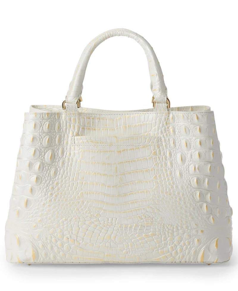 Brahmin Denise Medium Melbourne Leather Satchel Bag