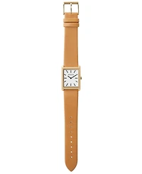Breda Women's 'Virgil' 1736a Brown Leather Strap Watch, 26mm