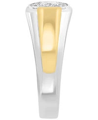 Effy Collection Men's Lab Grown Diamond Ring (5/8 ct. t.w.) in Sterling Silver