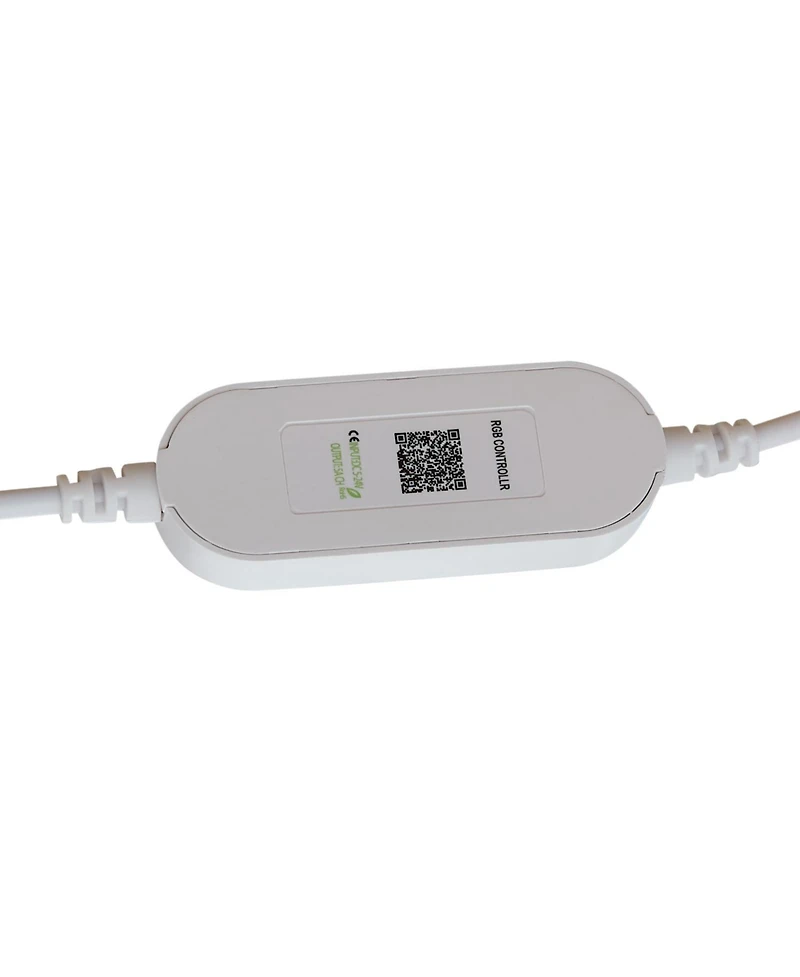 Streamdale Furniture Elegant Led Curio Cabinet - Antique Retro Design, Adjustable Shelves - Oak