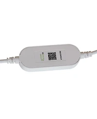 Streamdale Furniture Elegant Led Curio Cabinet - Antique Retro Design, Adjustable Shelves - Oak