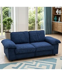 Streamdale Furniture Modern Storage Loveseat Sofa - Small Space Living