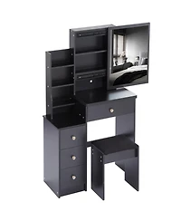 Streamdale Compact Left-Facing Vanity with Storage
