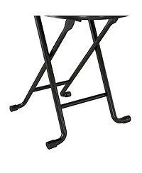 Streamdale Furniture Streamdale Folding Stool with Backrest - Padded