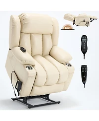Streamdale Furniture 350 Lbs Power Lift Recliner w/ Massage & Heat