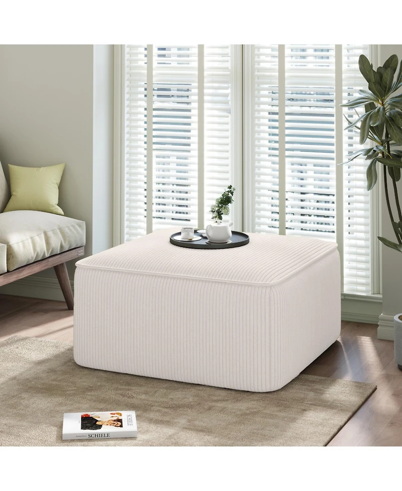 Streamdale Furniture Upholstered Square Ottoman