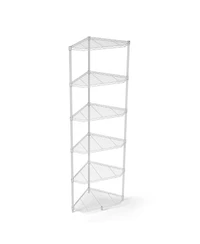 Streamdale Furniture Corner Wire Shelf Rack