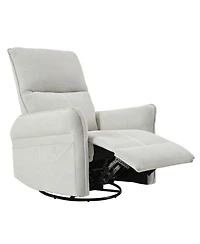 Streamdale Furniture Swivel Rocker Recliner Chair, Nursery Glider, Modern Rocking Chair - Gray