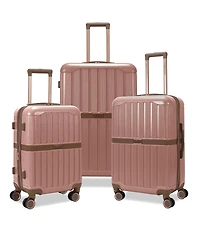 Stella Blanc Dakota 3-Pc. Hardside Expandable Spinner Luggage Set