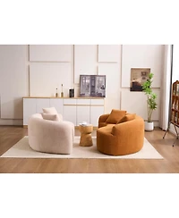 Streamdale Furniture Yin Yang Chenille Sofa Set - Compact, No Assembly, Pillows Included