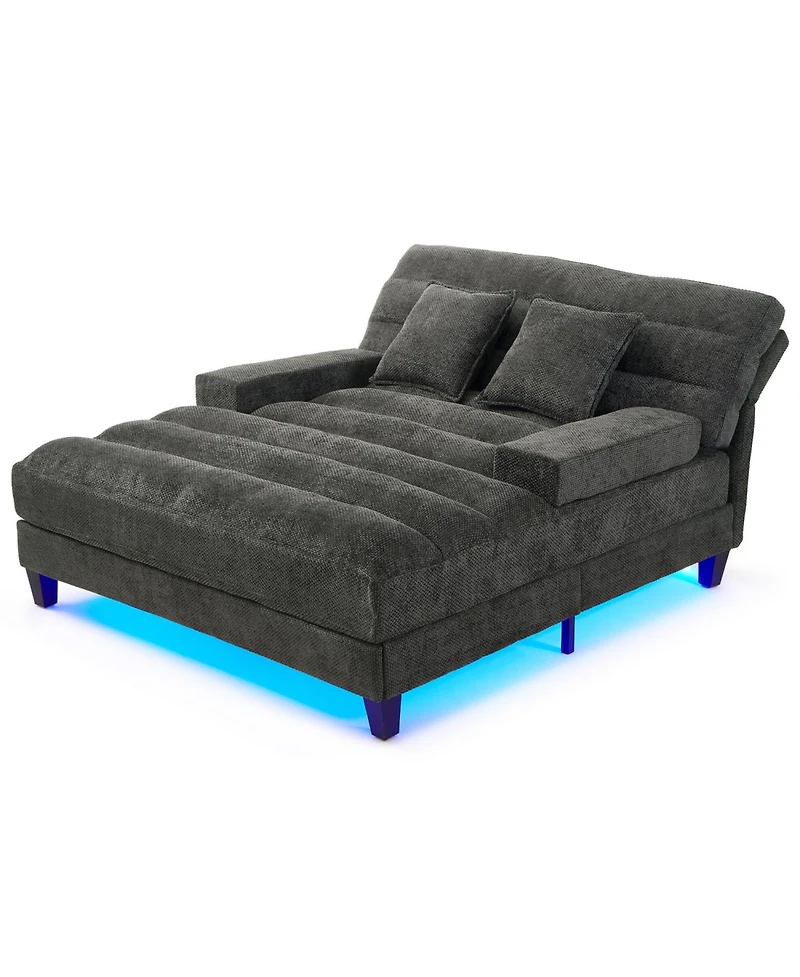 Streamdale Furniture Modern Chaise Lounge Sofa Bed